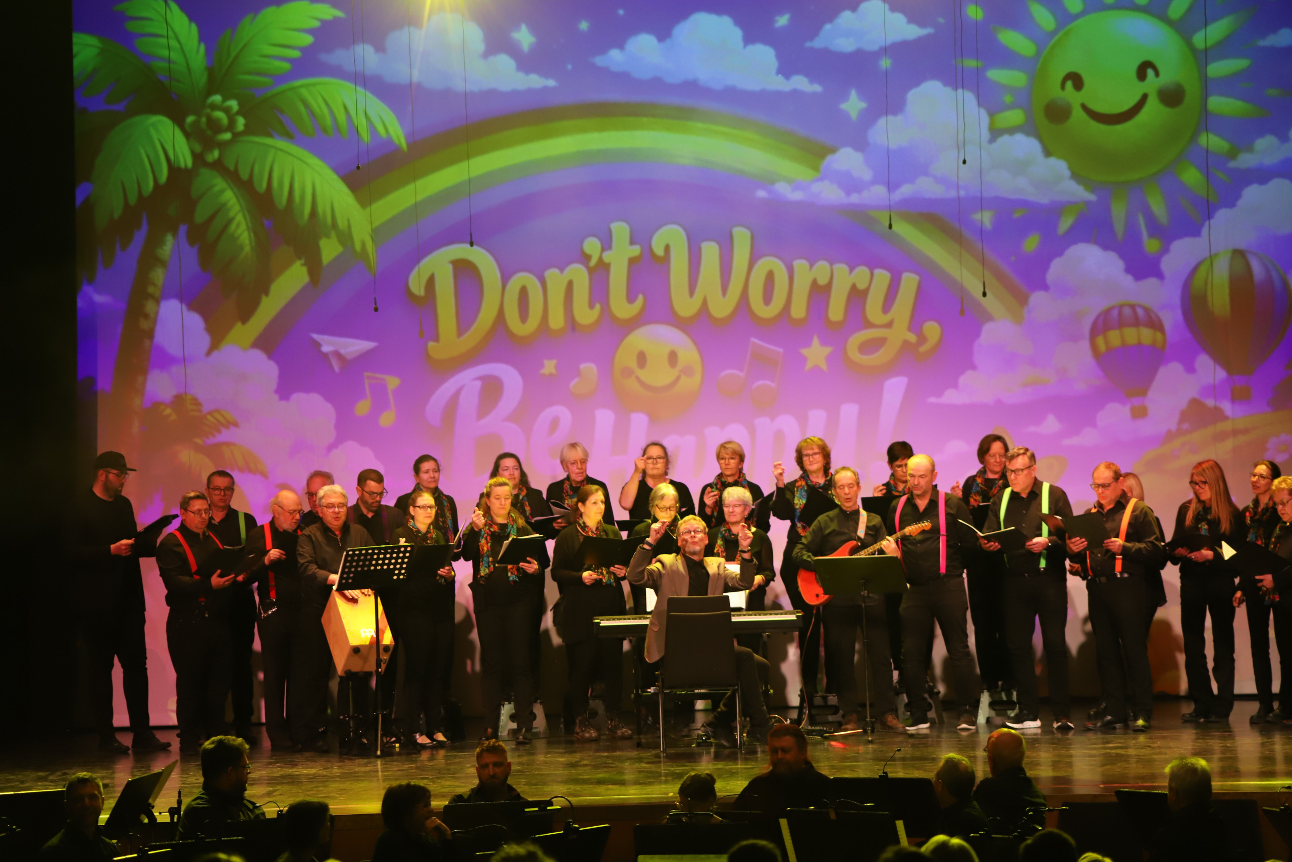 Der Erwachsenenchor unter der Leitung von Robert Kraus